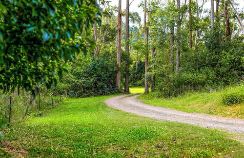 Pinbarren Cabaña | Shadowed by both Mt Cooroora and Pinbarren Mountain