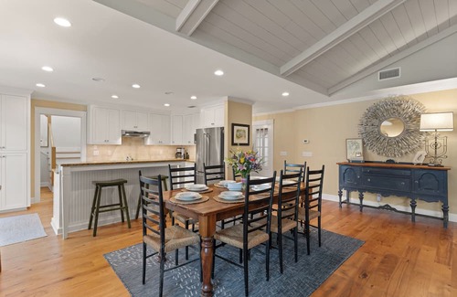 East Beach Casa | The Blue Door Cottage sleeps 8 and makes for a perfect beach getaway