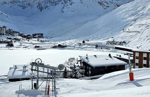Tignes le Lac Apartamento | Ski-in ski-out garage superb Duplex view 8 people bright 3 bedrooms 2 bathrooms