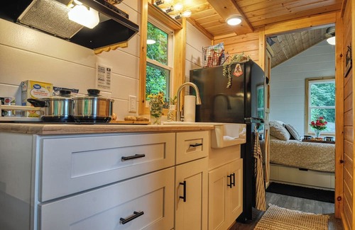 Newport Cabina | The Leconte Tiny Home Overlooking the Pigeon River
