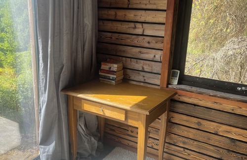 Fiskabygd Cabina | Stunning fiord panorama view off-grid forest cabin