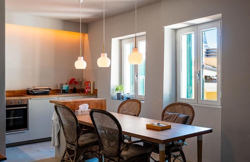 Oneglia Apartamento | Precioso apartamento para 5 personas con WIFI, A/C, TV, terraza y aparcamiento