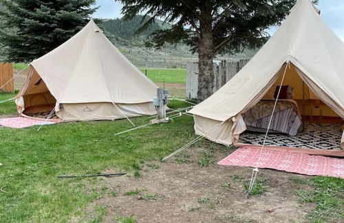 Palisades Alquiler De RV | The Aspen Boho Glamping tent