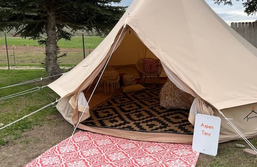 Palisades Alquiler De RV | The Aspen Boho Glamping tent
