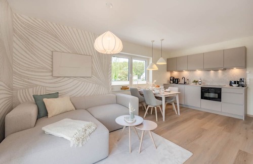 Ueckeritz Apartamento | Cozy vacation home "Domizil zum Lerchengrund 06" in Ückeritz near the beach