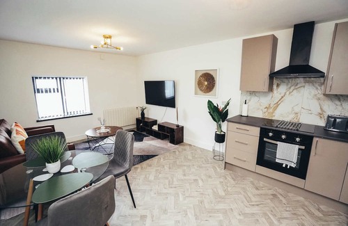 Barrow-on-Trent Apartamento | Hen & Chickens Luxury Apt Free Parking | By DerBnB
