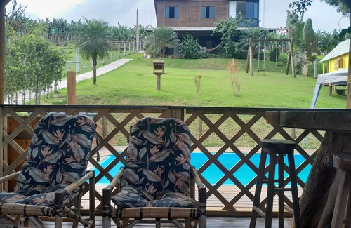 Picarras Cabaña | Country house with pool, football field and lake near Beto Carrero