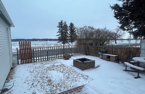 Ortonville Cabaña | Cozy home by lake, park, boat dock, and downtown