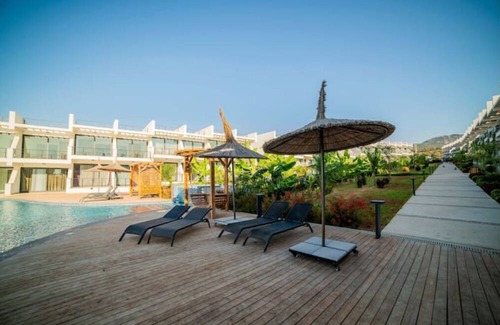 Bahceli Apartamento | Beautiful studio: Relaxation by the pool under palm trees