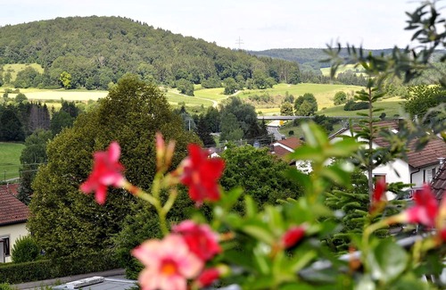 Gomadingen Apartamento | Vacation apartment with balcony and wonderful view, quiet location on the edge of the village