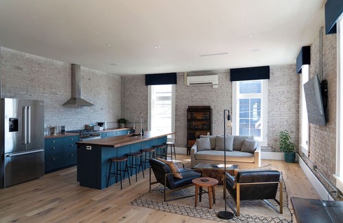 Johnstown Casa | 3 King Suite Historic Renovated Building in Wonderful Johnstown, OH
