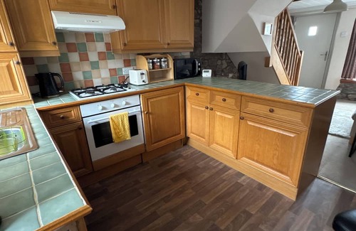 Axbridge Apartamento | Cosy 1 bedroomed Annex with parking and courtyard