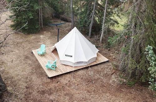 Regional District of Bulkley-Nechako Alquiler De RV | Willow Riverfront Bell Tent Retreat