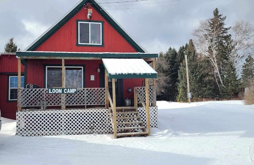 Franklin County Cabina | Loon Camp, sleeps 2 to 12, direct ATV trail access!