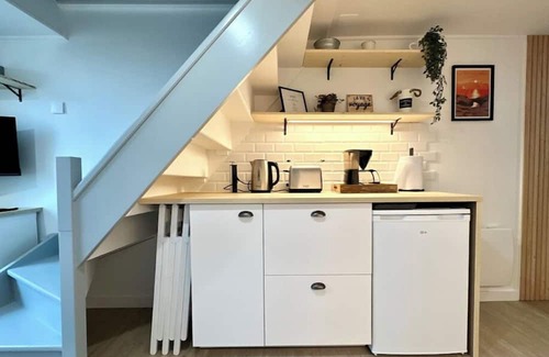Saint-Hilaire-de-Riez Apartamento | New cocooning studio/beach, private parking + Wi-Fi