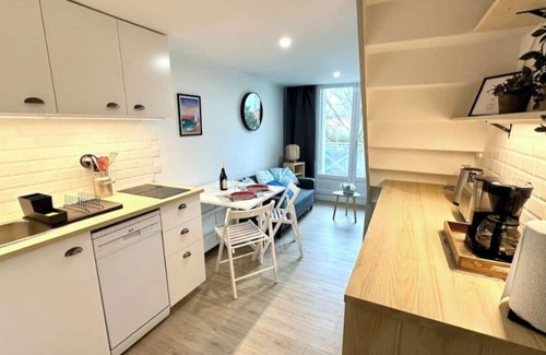 Saint-Hilaire-de-Riez Apartamento | New cocooning studio/beach, private parking + Wi-Fi