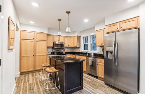 Stowe Hollow Casa | Streamside Hollow: 3 br w/ fireplace, firepit, & garage!