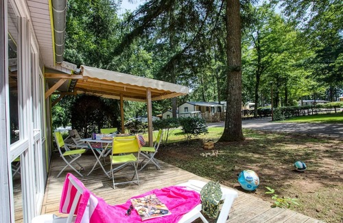 Payrac Chalet De Esquí | Camping Sunêlia Le Séquoia * - Chalet Prestige 35m² 2 chambres - Clim 5 personnes