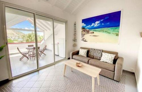 Cul de Sac Casa | Beautiful suite S2 pool sea view Pinel Island