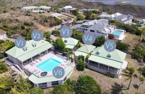 Oyster Pond Casa | V4 Magical view of the ocean and Saint Barth