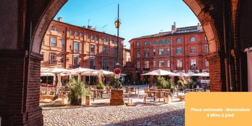 Montauban Apartamento | Cosy Triplex tout équipé et calme 100m2