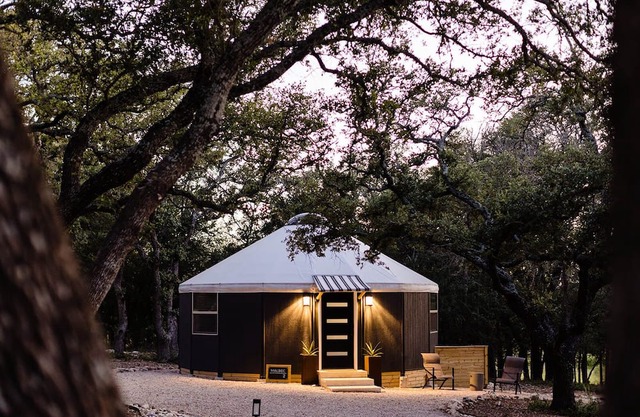 Luxury Yurt in Texas Wine Country