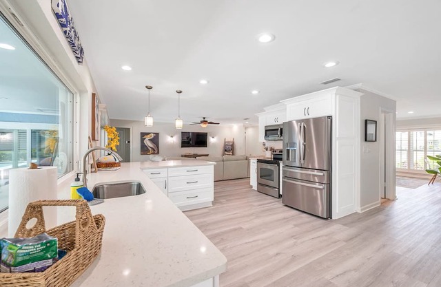 Lakefront Escape w/ Private Beach & Pool