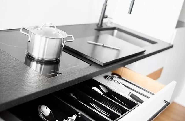 Livisit Bergpartment 28 - Doppelbettzimmer 27 qm - mit Küchenzeile und Bad