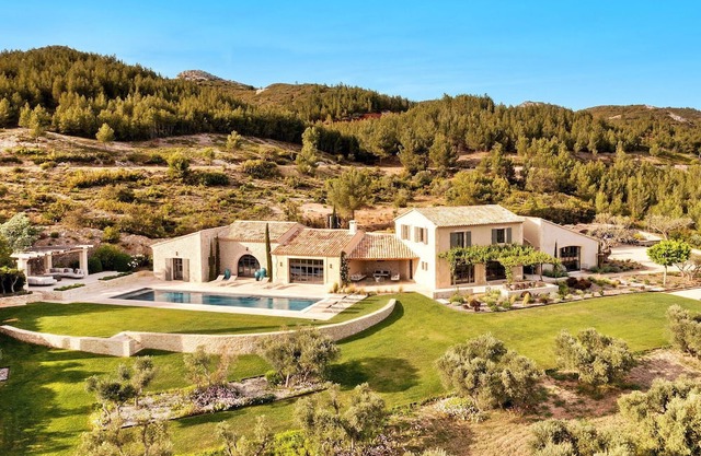 Experience the height of luxury in this air-conditioned vacation villa for up to 12 guests, nestled
