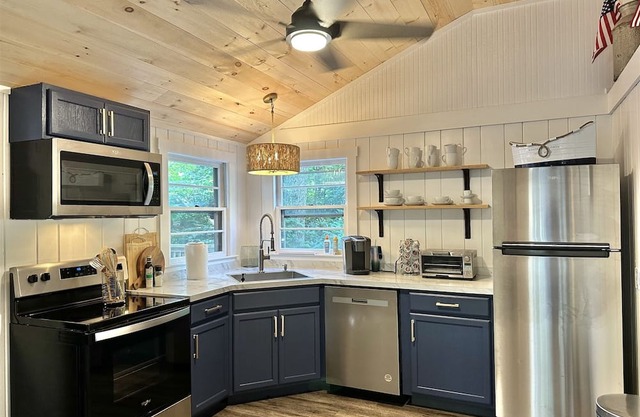Cottage on Bachelder Brook with direct access to Sebago Lake.