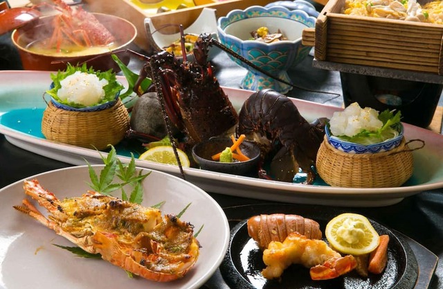 Exquisite spiny lobster Half Board plan Nonsmoking JapaneseWestern Room / Minamikyushu Kagoshima
