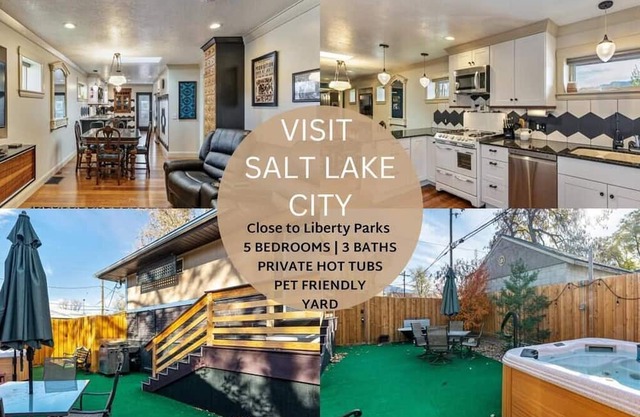 Private Hot Tubs,Patio and Yard,Close to Parks
