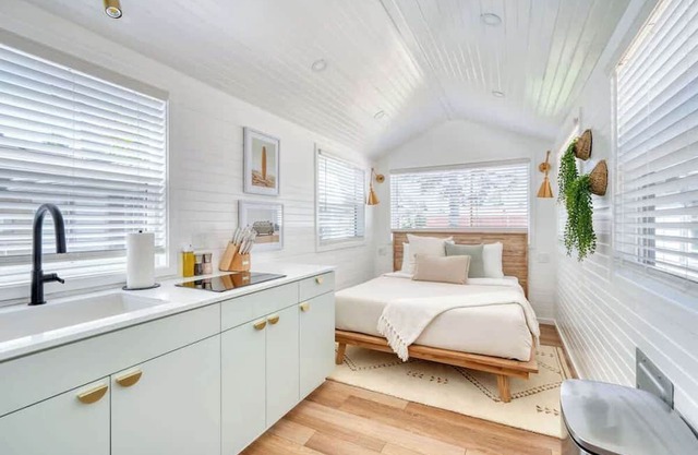 Teal & Terrazzo: Bright Portland Tiny Home