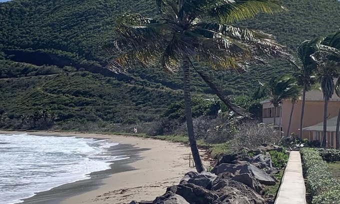 Saint Kitts and Nevis Condominio | This cozy condo is just steps from pool & Atlantic Ocean.