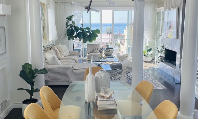 Hermosa Beach Casa | Stylish Mediterranean Gem across from the beach