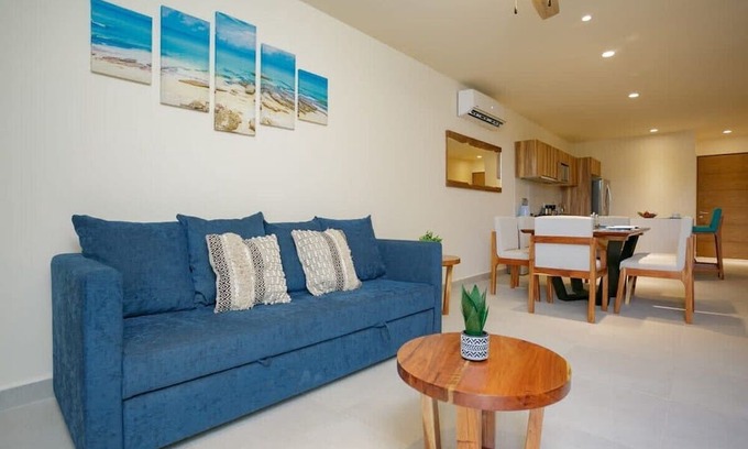 Akumal Apartamento | Unique Modern 2BR steps from the Ocean
