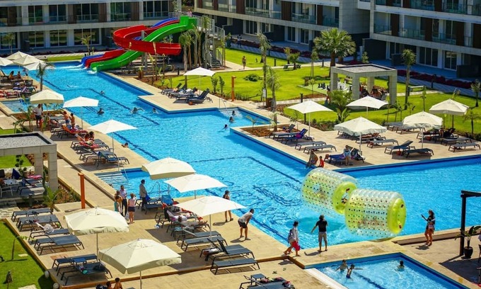Trikomo Apartamento | Studio Flat w Pool, Balcony Near Beach in Iskele