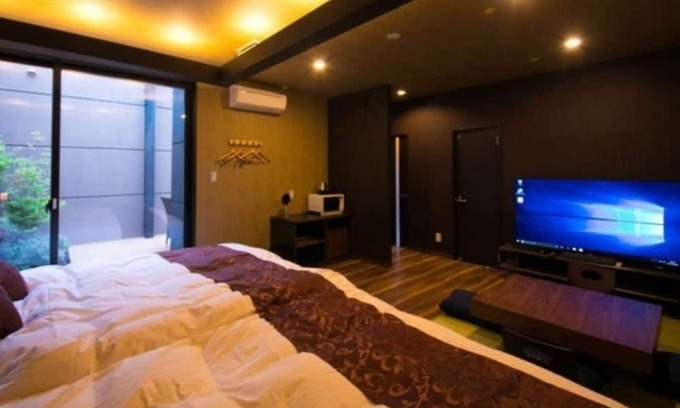 Oita Casa | Twin beds tatami onsen openair jacuzzi bath / Oita Ōita