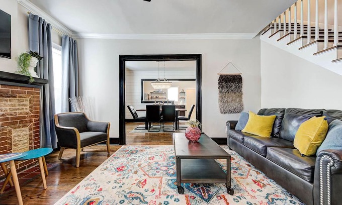 Lincoln Terrace Apartamento | Lincoln Tudor I-near OU Med, Bricktown, Arena