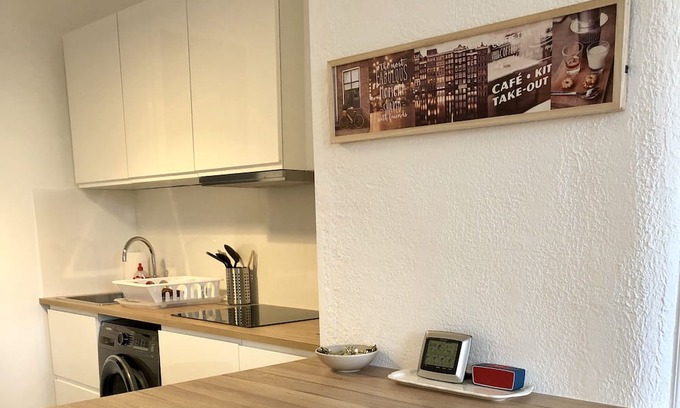 Lodi Apartamento | Very nice T2 furnished, spacious, very well equipped, sunny, south balcony, central