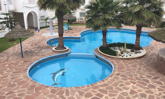 Sidi Bouzid Casa | Superb duplex completely renovated in a charming guarded residence