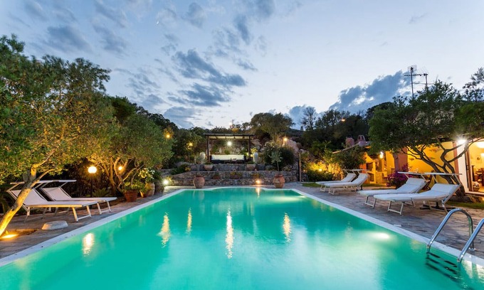 Santa Teresa di Gallura Villa | VILLA FRANCESCA with Private Infinity Pool View over La Maddalena Archipelago