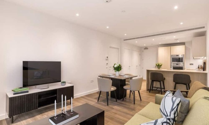 Nine Elms Apartamento | 2bed-2bath-2balconylondoneyeview