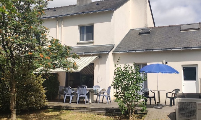 Jean-Mace - Chantenay Casa | House and garden in Nantes Chantenay. 3-star tourist accommodation label.
