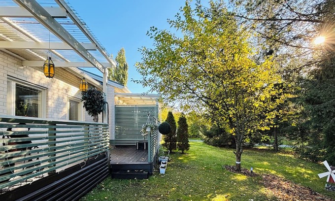 Oulu Condominio | Entire Cozy 2-bedroom house in Oulu with parking, Sauna, patio, narture.