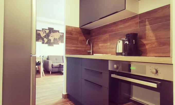 La Demi - Lune Apartamento | Beau T2 en Résidence Moderne Avec Parking Privé