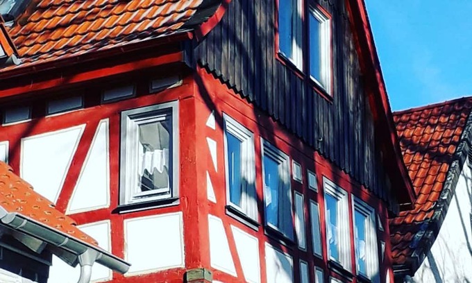 Alsfeld Apartamento | Apartment 'Altstadtblick' with Shared Garden, Balcony and Wi-Fi