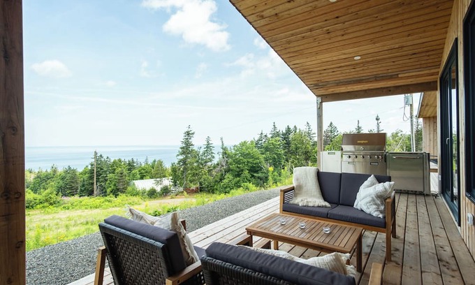 Inverness Casa | Modern 4 Bedroom, 4.5 bath home near Cabot Links with ocean views and sunsets.
