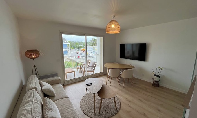 Saint-Mathieu Apartamento | Appartement Cosy, Terrasse vue mer