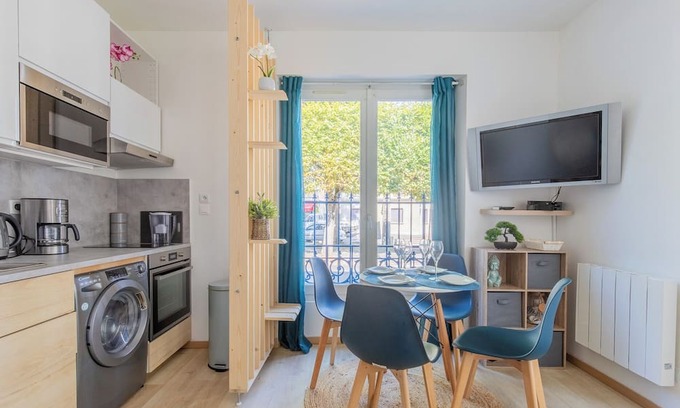 Vigneux-sur-Seine Apartamento | Appartement Cosy, Wifi, Gare, "Le Refuge du Lac" Belle Promenade Autour du Lac